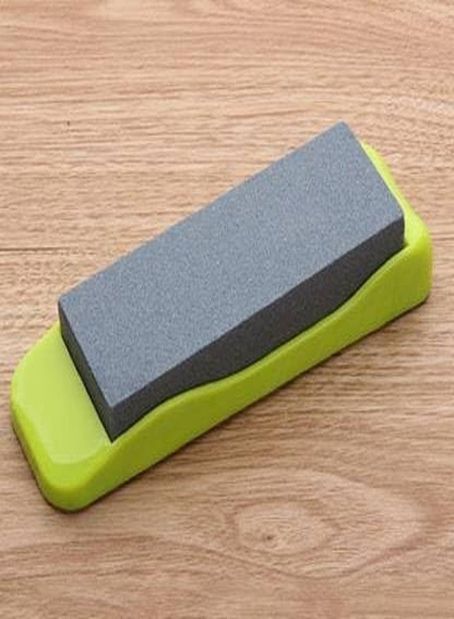 fASHRAMP Sharpening Stones, Whetstone Sharpener Stone with Plastic Base and Non-Skid Bottom (Random Color) - Image 1